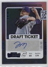 2021 Panini Contenders Draft Ticket 2 Blue 85/99 Landon Marceaux Auto 0s55