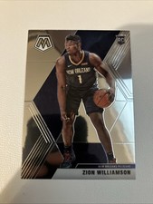 Zion Williamson 2019-20 Panini Mosaic Base Rookie Card #209