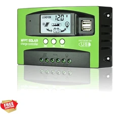 Advanced 30A MPPT Solar Charge Controller for 12V/24V Systems - Safe & Smart