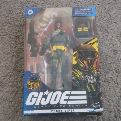 #ad New Hasbro G.I. Joe Python Patrol Cobra Viper 7 in Action Figure F4755 $22.00
