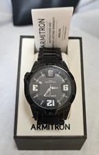 Armitron Mens Analog Watch Black Needs Battery J14