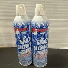 Santa Sno Blower Fake Snow Spray, Christmas Decoration, 2/ 16-oz Cans Crafts