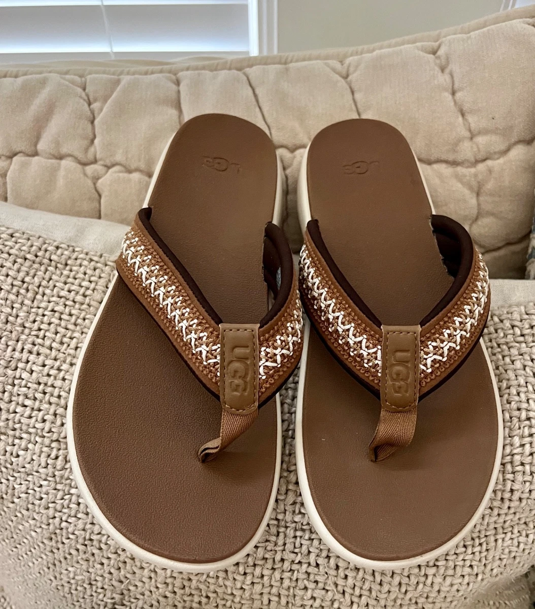 UGG Brown Flip Flops for Men for sale | eBay display picture 3