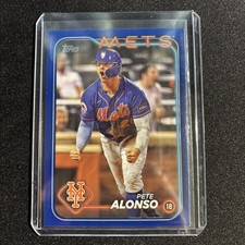 2024 Topps Series 1 Pete Alonso #20 Blue Border Parallel - Team Color Match