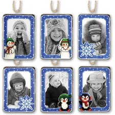Herrschners® Welcome to Winter Photo Tin Ornaments Counted Cross-Stitch Kit