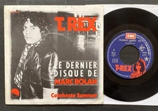 T.REX CELEBRATE SUMMER 7"  French 1977  EX++
