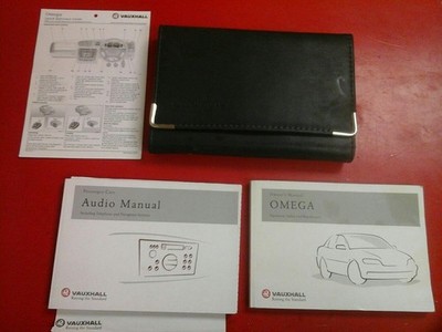 VAUXHALL OMEGA MK2 FACELIFT HANDBUCH BETRIEBSANLEITUNG + LEDERMAPPE 1994-2003