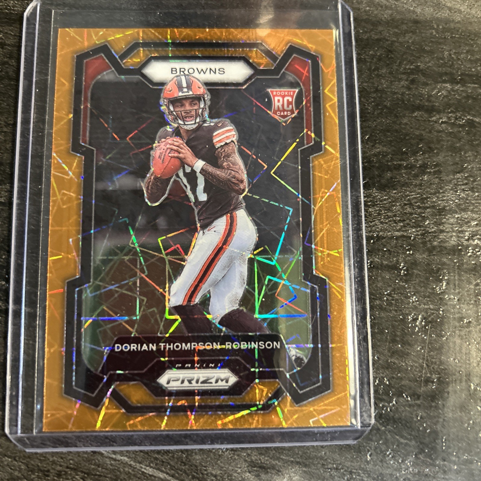 DORIAN THOMPSON-ROBINSON 2023 Panini Prizm ORANGE LAZER PRIZM #322