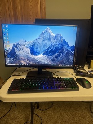 Complete Desktop PC Setup i7-6700K 500GB SSD Monitor Keyboard WiFi Ready