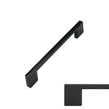 Modket 10 Pack Euro Slim Cabinet Handle Pull Solid Aluminum   6" Overall L