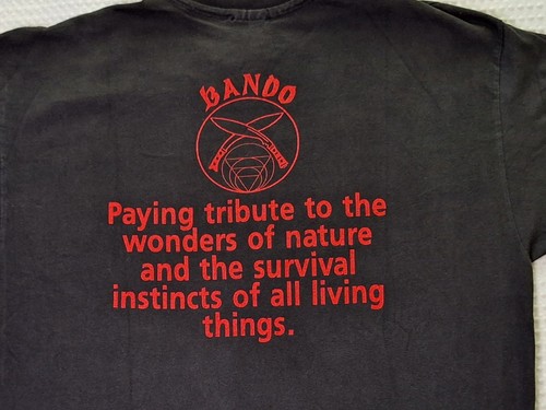T-shirt vintage 1995 arti marziali bando clinica animali taglia XL punto singolo - Foto 7 di 8