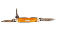 Vintage Valley Forge Pocket Knife Jack Knife 3 Blade Folder USA 1930-40s