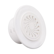2/4Pcs Round Vent Cover, ABS Plastic Adjustable Air Vent Covers White