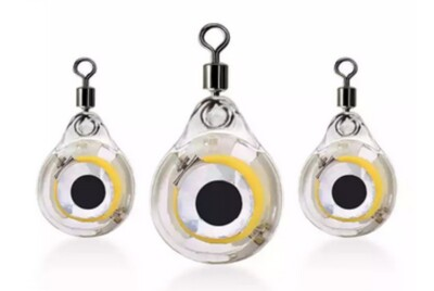 #ad 5 10pcs Mini Fishing Lure Light LED Deep Drop Underwater Eye Night Fishing Bait $10.99