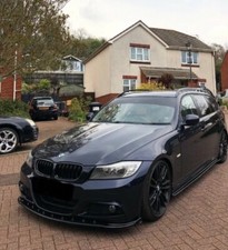 BMW E90/E91 M-Sport LCI (2008-2011) Front Lip Splitter GLOSS BLACK