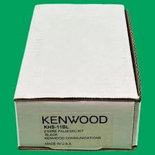 New OEM Kenwood KHS-11BL / 2 Wire Palm Microphone Kit