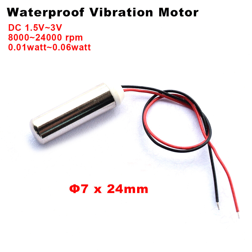 DC 1.5V~3V 24000RPM Mini Coreless Motor Waterproof Vibration Motor for Toy  DIY