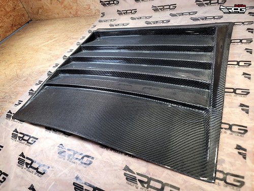 RPG Carbon DS Heat Extractor Hood Vent Scoop For Nissan Silva S13 S14 S15 R32 - Foto 4 di 12