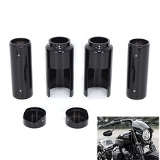 Noir Complet Fourche Housse Botte Set Pour 2018 &up Harley Softail Bas Moto Fxlr