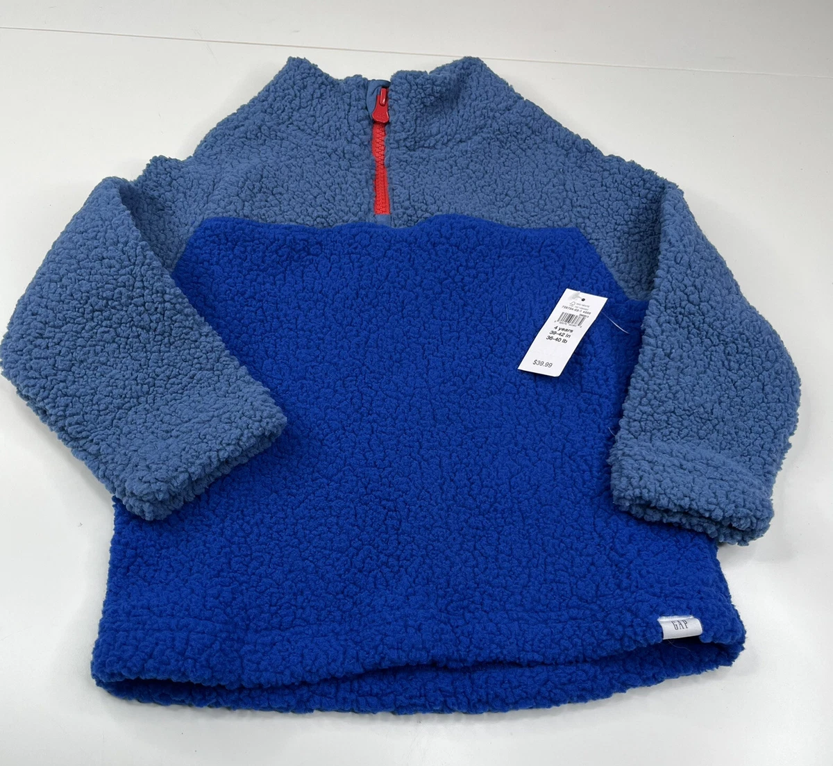 Baby blue cheap sherpa pullover