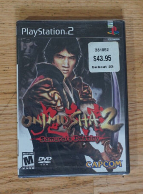 Onimusha 2: Samurai's Destiny (Sony PlayStation 2, 2002) FACTORY SEALED