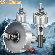 HSS 6542 Hole Saw Drill Bit Cutter Stainless Steel Metal Iron Sheet 12 - 80mm