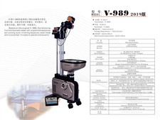 Upgrade Advance Y T 989 Ping Pong Table Tennis Robot Ball Machine Trade In Used