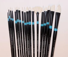 NEW!  18 pc Aspen Kolinsky Synthetic Brush Set LIST $487. NOW $219. SAVE 55%