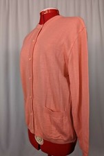 Courreges Paris Pink Knit Vintage France Cardigan Sweater Wool Blend