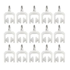 Curtain Track Rollers Plastic Twin Wheeled Carriers 9mm Dia 30 Pcs