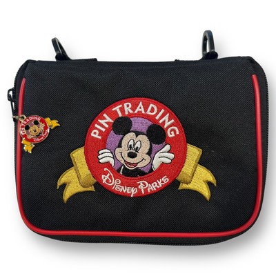 Disney Parks Mickey Mouse Official Pin Trading Loungefly Bag Crossbody Disney Parks Mickey Mouse Official Pin Trading Crossbody Bag  main image 2