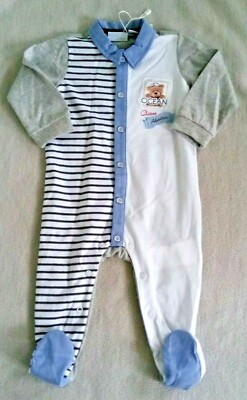 Schlafanzug, mit Polokragen hübsches Motiv, Chicco, Gr. 62, Neu