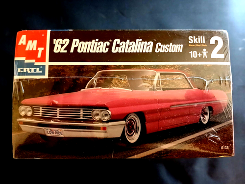 Modellbausatz 1962 Pontiac Catalina Custom AMT 1:25 - Bild 4 von 4
