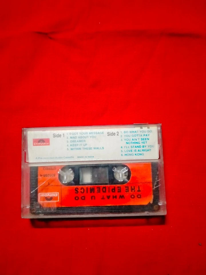 The Epidemics Do What U Do yoko ono RARE orig Cassette tape INDIA indian - Image 3 of 4