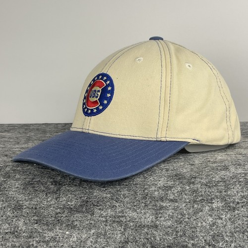 Cappello berretto Chicago Cubs baseball avorio cotone regolabile uomo MLB ago americano - Foto 4 di 11