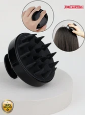 1pc Silicone Scalp Massager Shampoo Brush - Hair Washing & Shower Tool - NEW