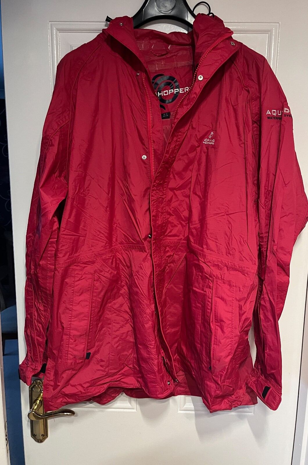 Craghoppers AQUADRY Red Packable Waterproof Jacket UK Size XL. eBay