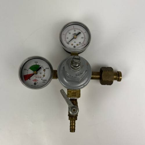 Taprite CO2 Carbon Dioxide Dual Gauge Primary Soft Drink Regulator, 2000 PSI