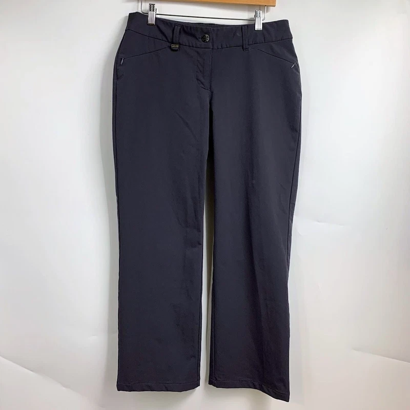 lole flat front zipper stretch pocket travel pants
