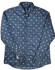 7 Diamonds Premium Shirt Men s Large Long Sleeve Button Up Dress Shirt