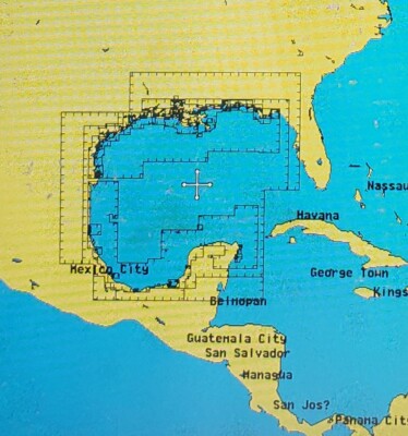 C-Map NT+ C-Card Format M-NA-C402.30  Pensacola Bay to Cancun Mexico