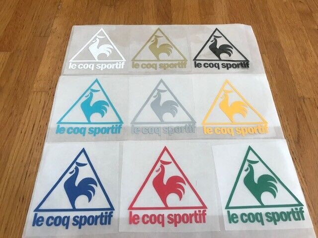 LE COQ SPORTIF PATCH FLOCAGE LOGO PUBLICITAIRE VINTAGE 1975