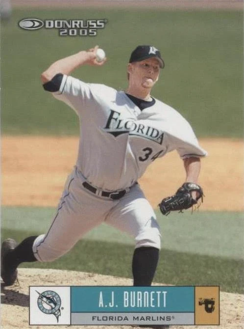 2005 Donruss - A. J. Burnett #188