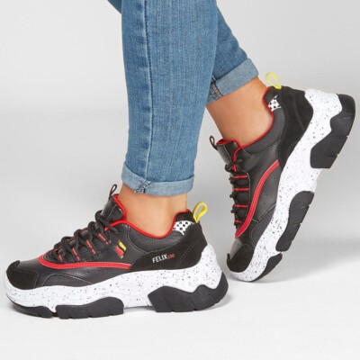 NWOB Skechers Women's Felix The Cat Amp'd Keep It 100 Chunky