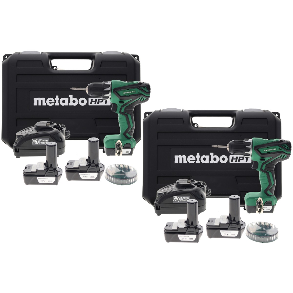 Metabo HPT DS10DFL2 12V Drill Driver Kit (2-Pack)