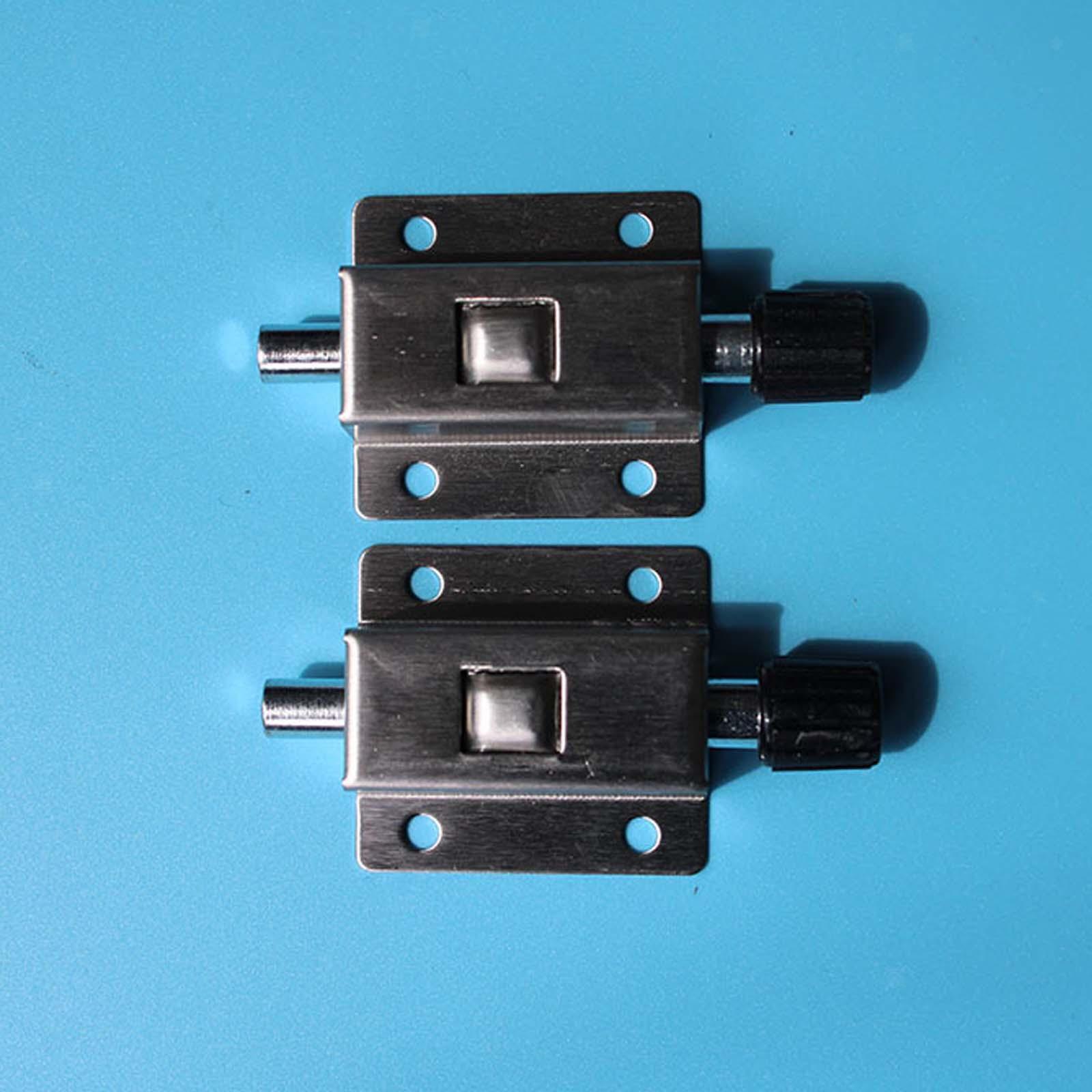 4 Pieces Door Latch Bolts Tools Press Buttons for Indoor Blinds Garden