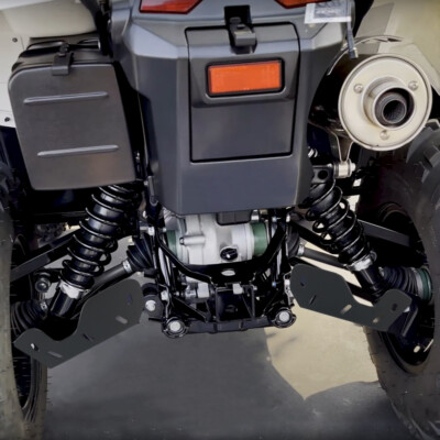 Front & Rear A-Arm Guards Skid Plate Fit For Suzuki King Quad 500