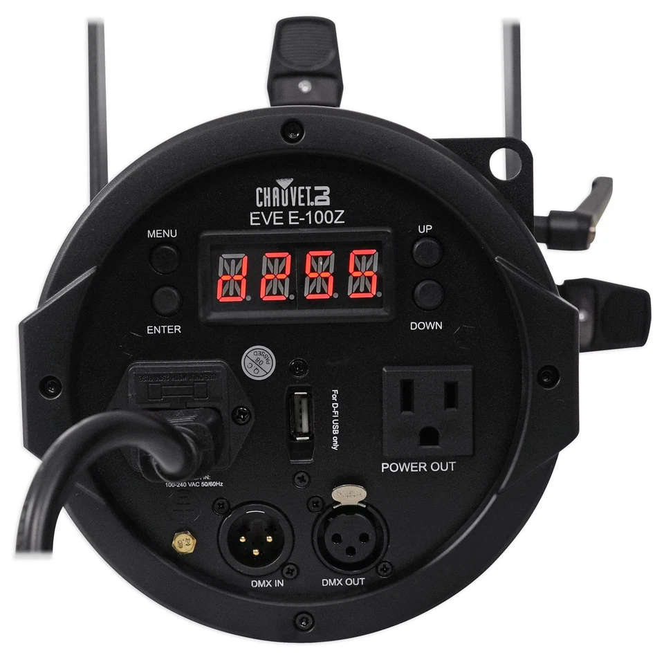 Chauvet DJ EVE E-100Z 100w White Ellipsoidal Projector Spot Light+Soundbar - Image 4 of 4