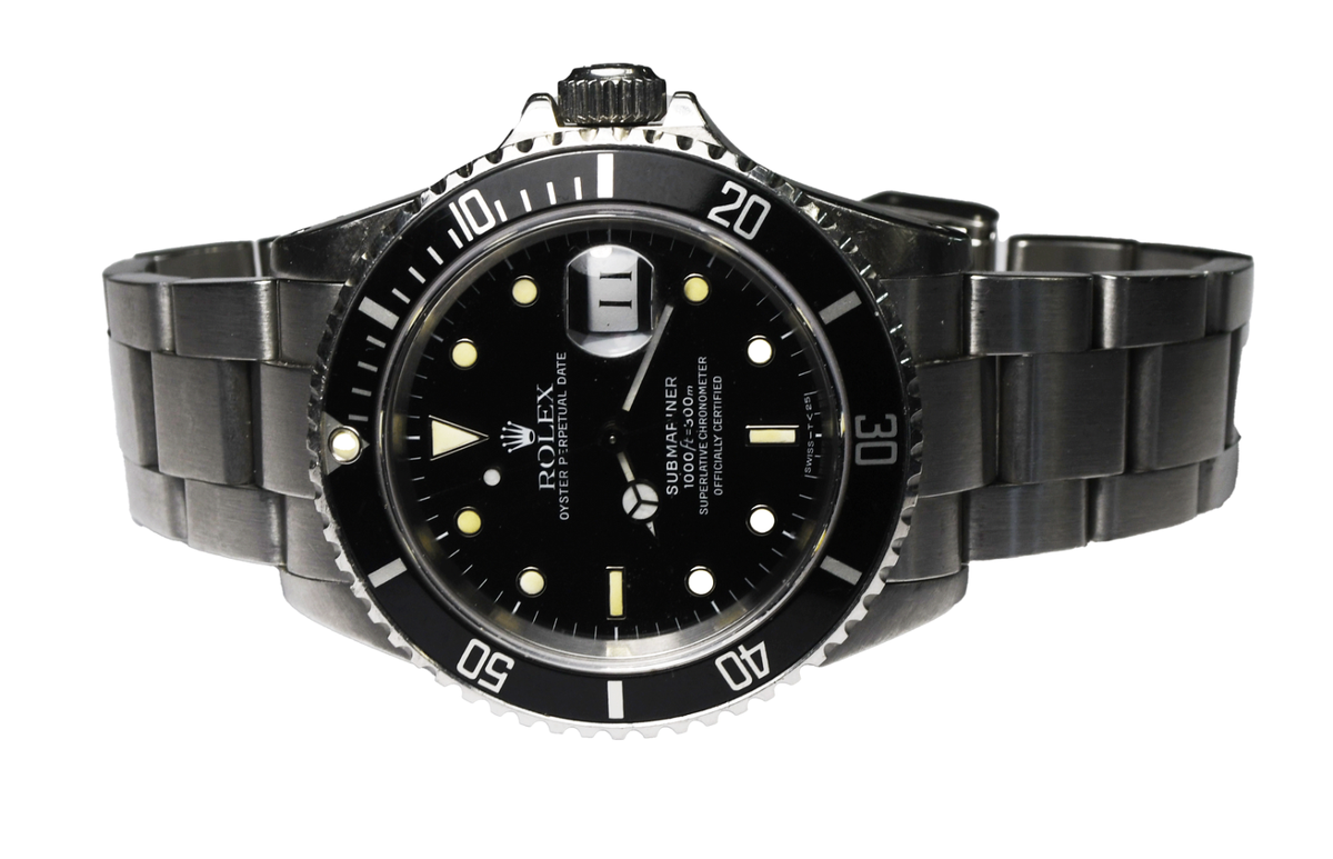 1989 Men's Rolex 16610 Submariner Black 40mm Stainless 7