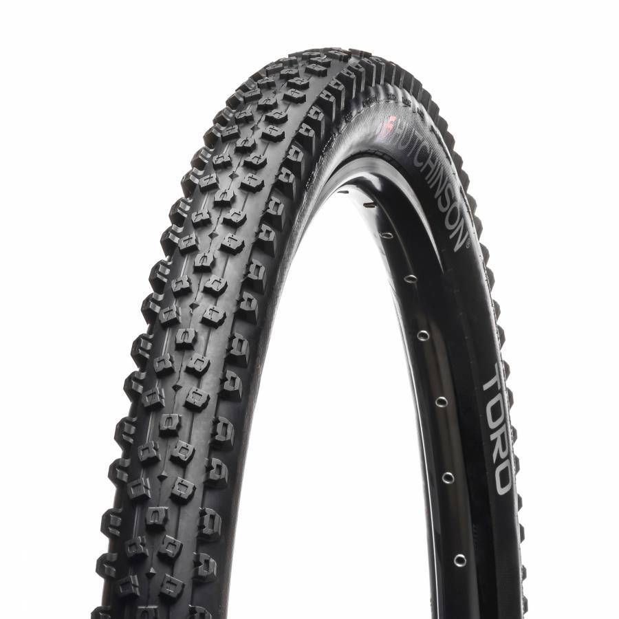 Pneu VTT 26 pouces Hutchinson Toro grip maximal et tringles rigides anti-crevaison ETRTO 52-559